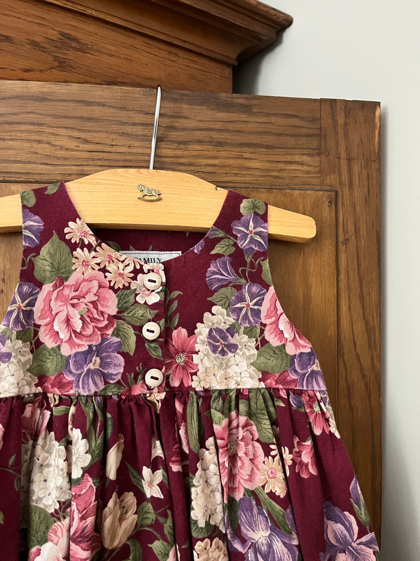 Robe fleurie vintage (12 mois)
