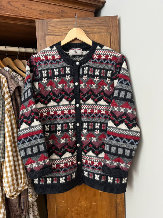 Tricot en laine vintage Point Zéro (Small)