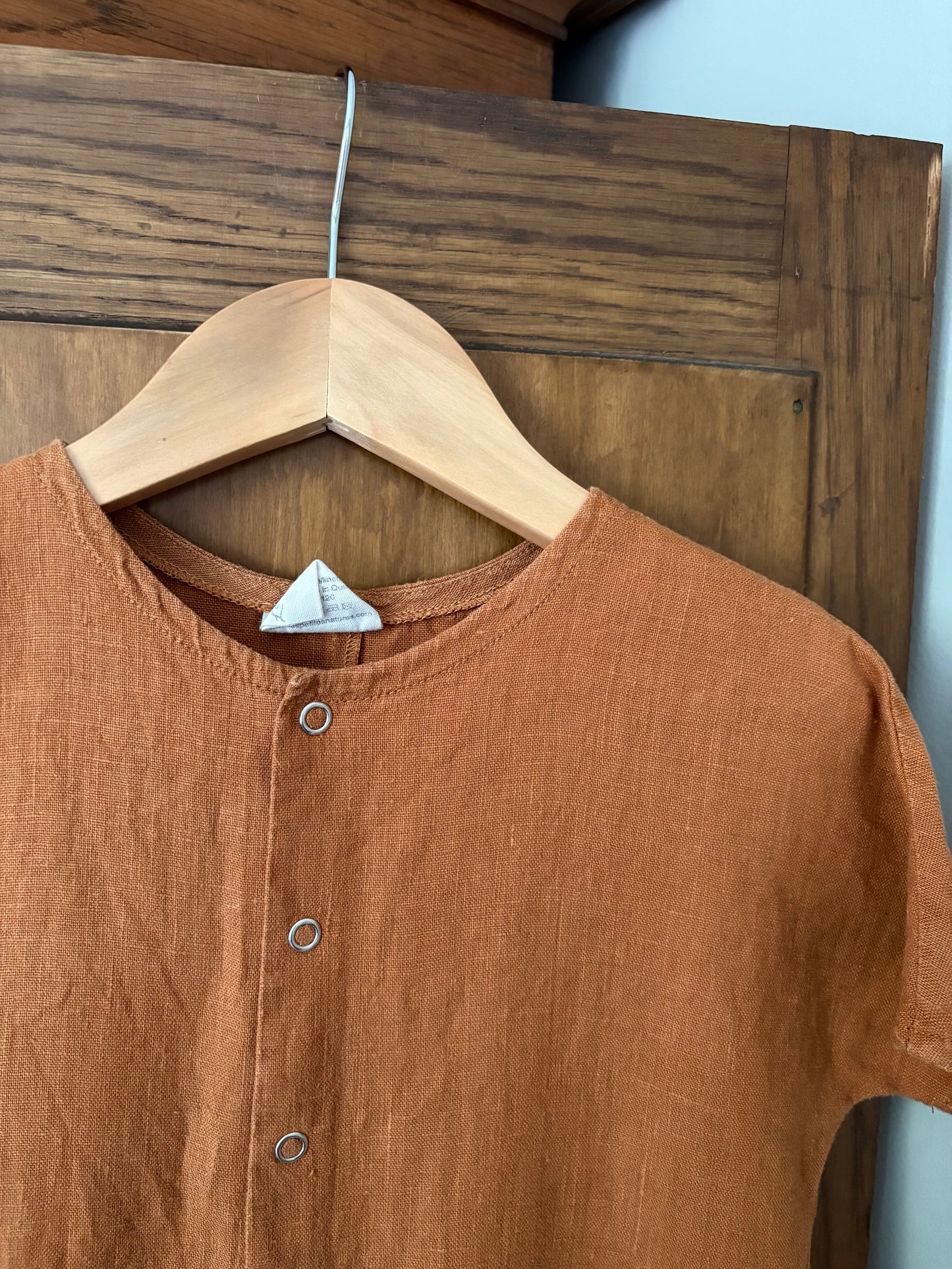 Combinaison short rust Les Petites Natures (2-3 ans)