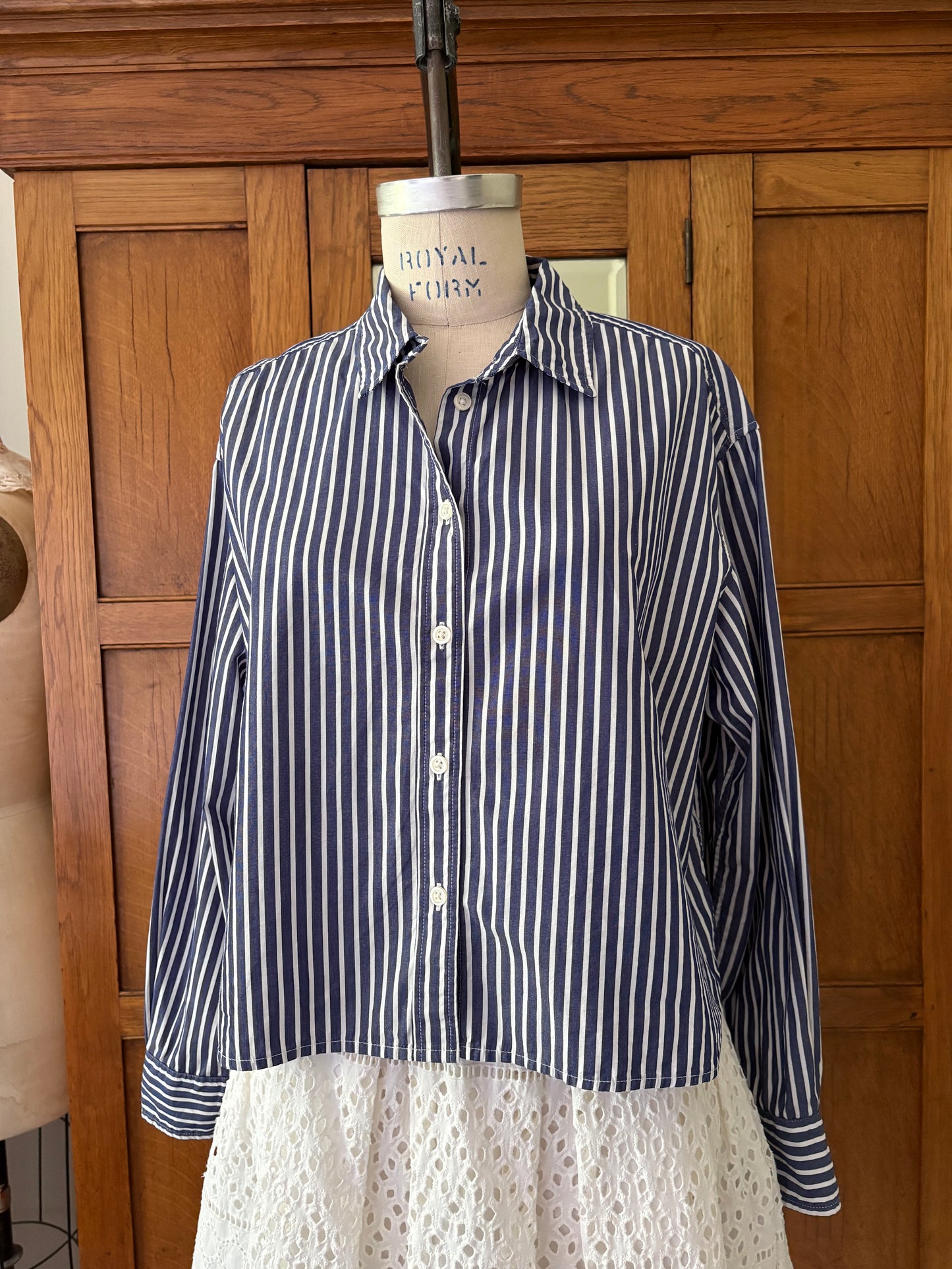Chemise lignée crop GAP (Médium)