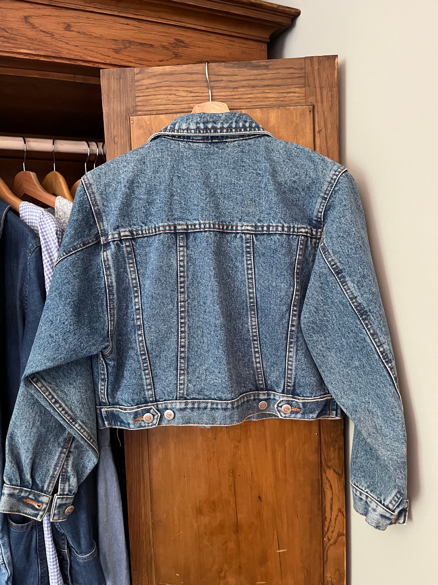 Manteau en denim court (Small)
