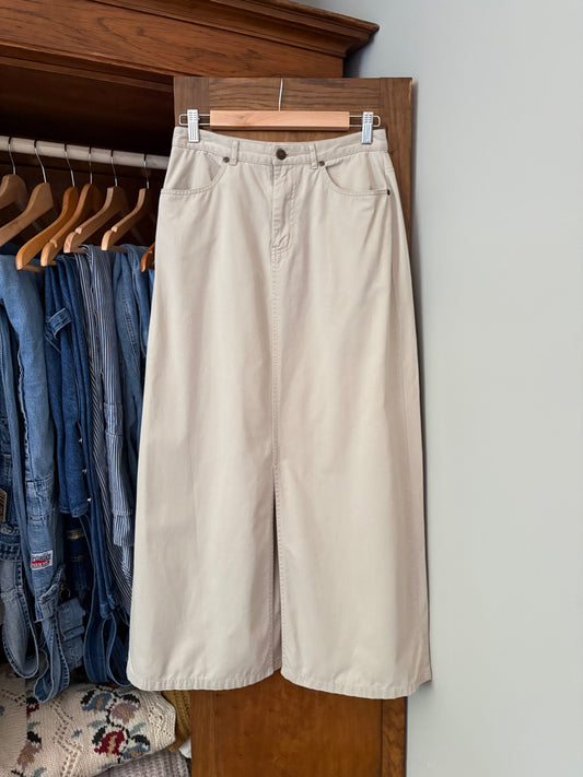 Jupe longue beige Eddie Bauer (Small)