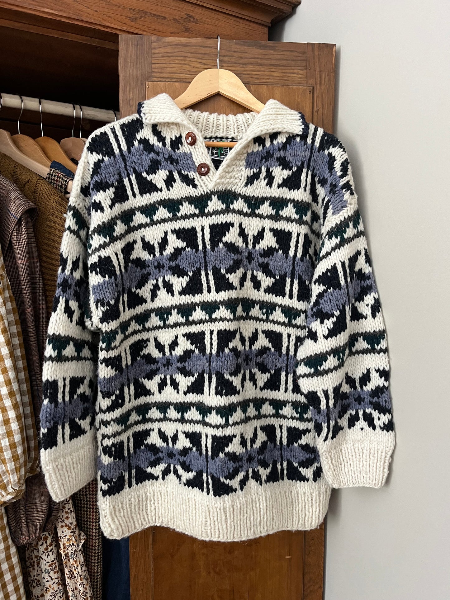 Tricot en laine vintage (M/L)