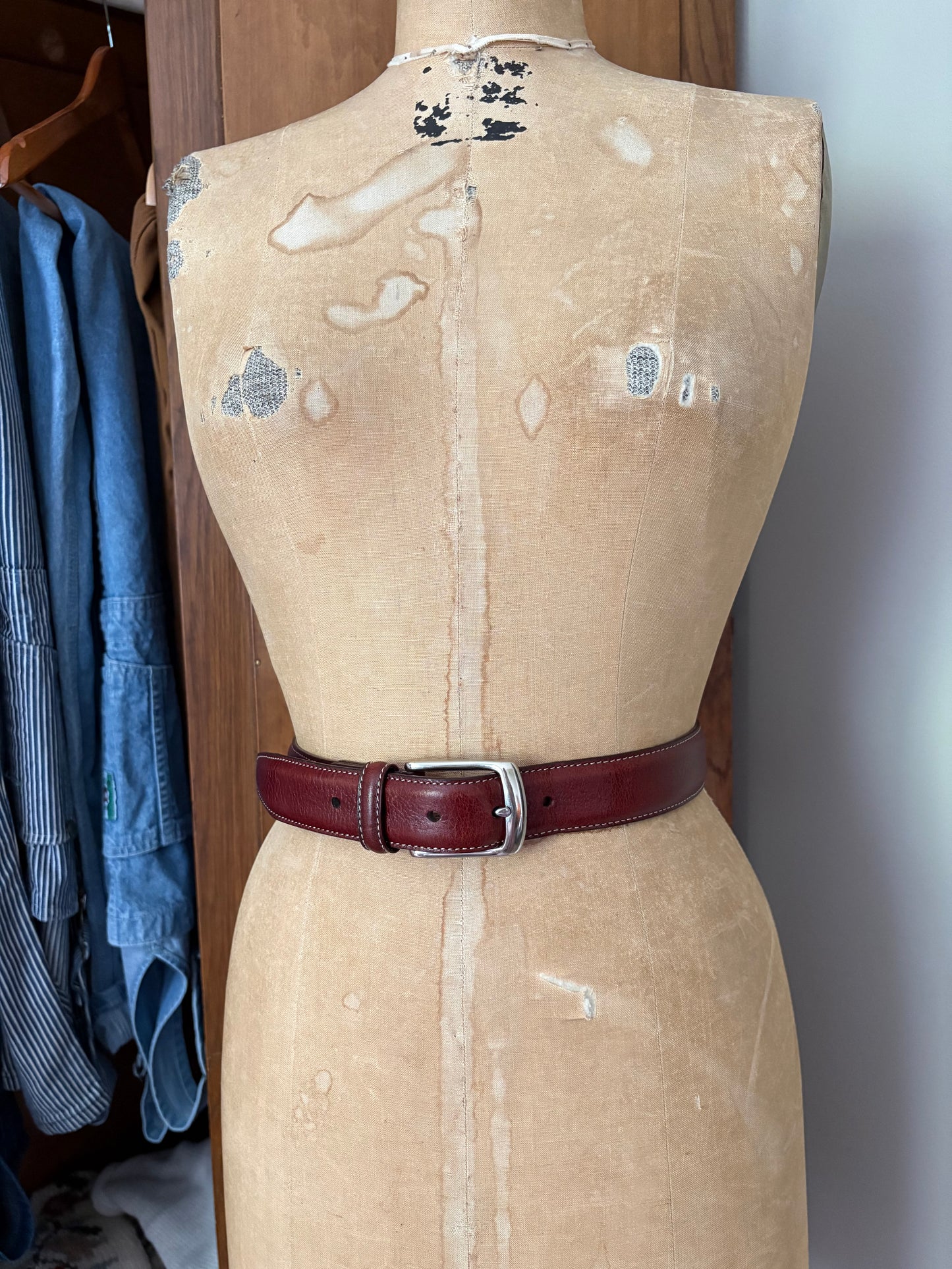 Ceinture en cuir véritable (Médium)