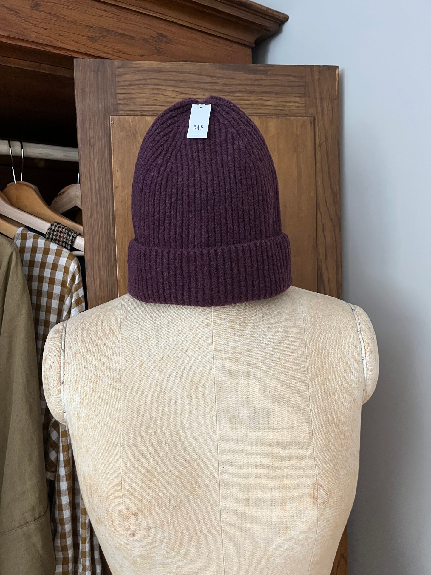 Bonnet en tricot bourgogne GAP *Neuf