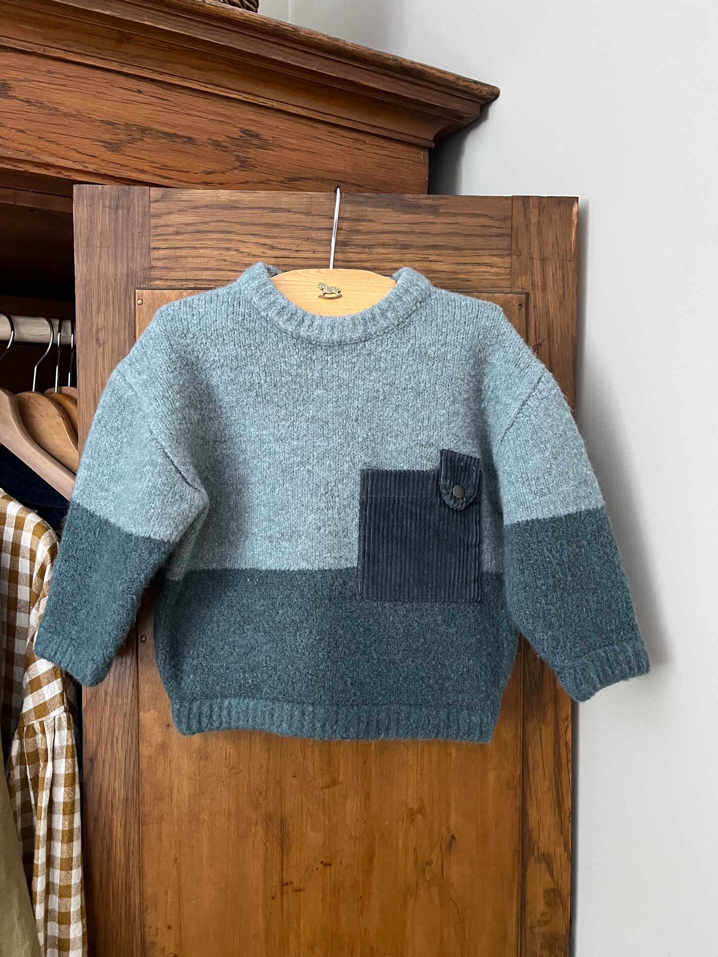 Laine bleu Zara (9-12 mois)