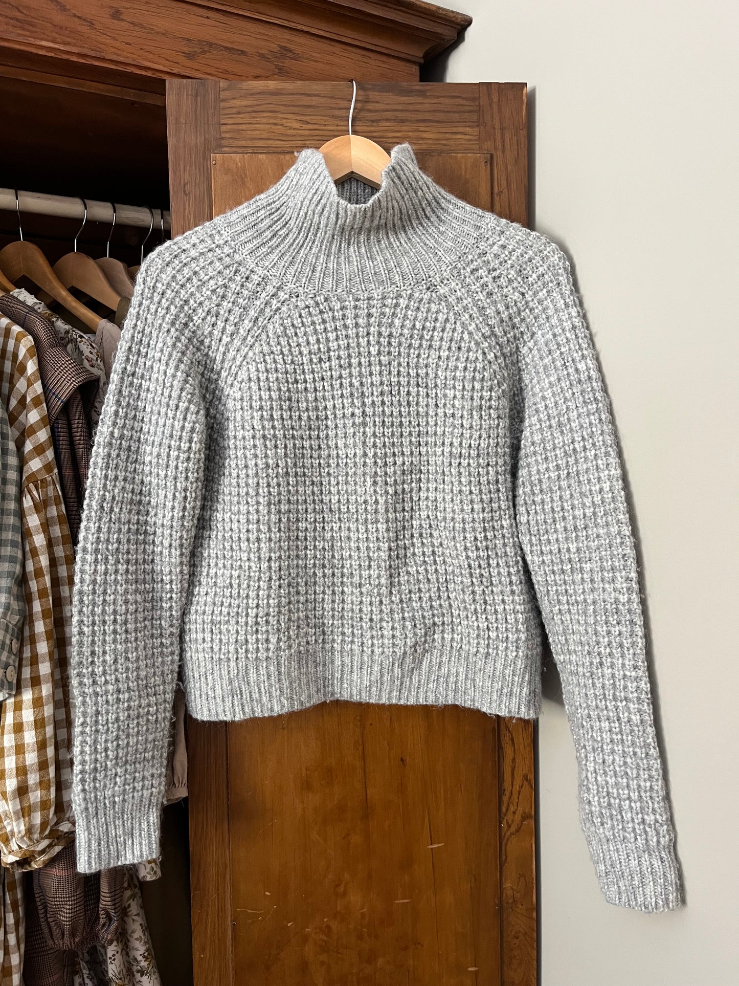 Tricot col haut gris Aritzia (Xsmall)