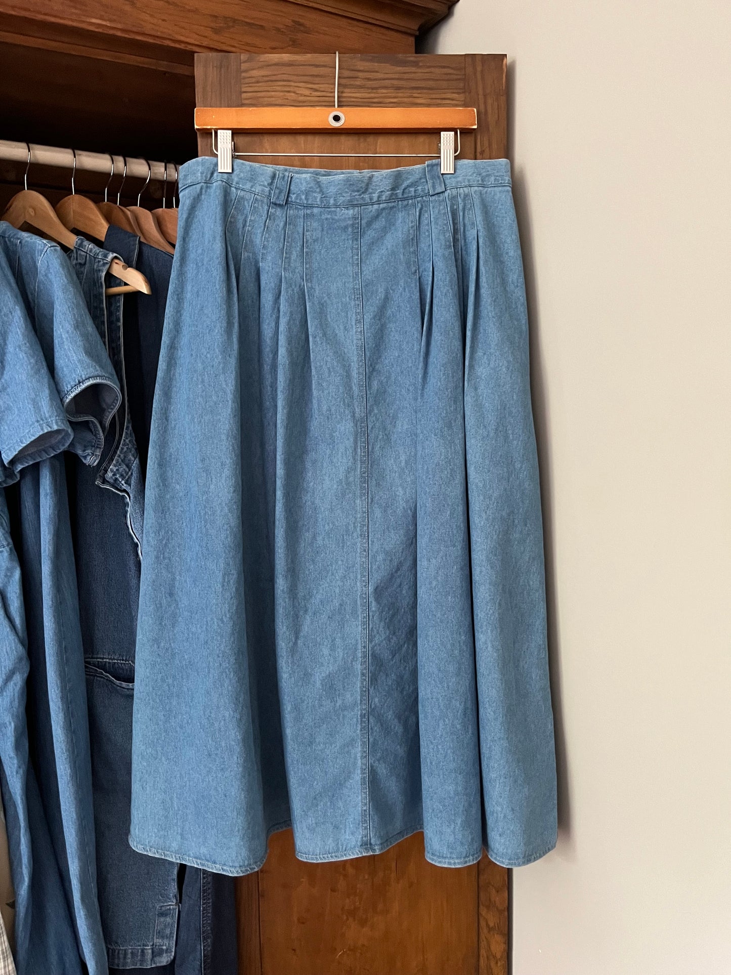 Jupe vintage en denim (L/XL)
