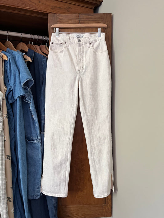 Jeans blanche Abercrombie (Xsmall)