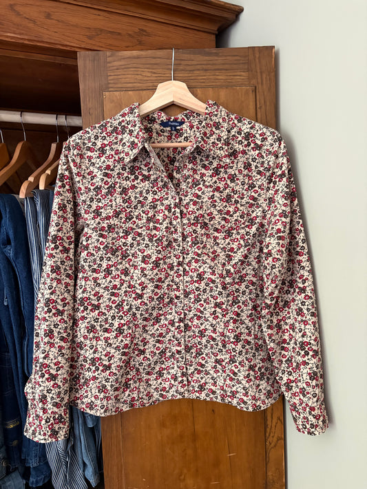 Chemise fleurie vintage Reitmans (M/L)