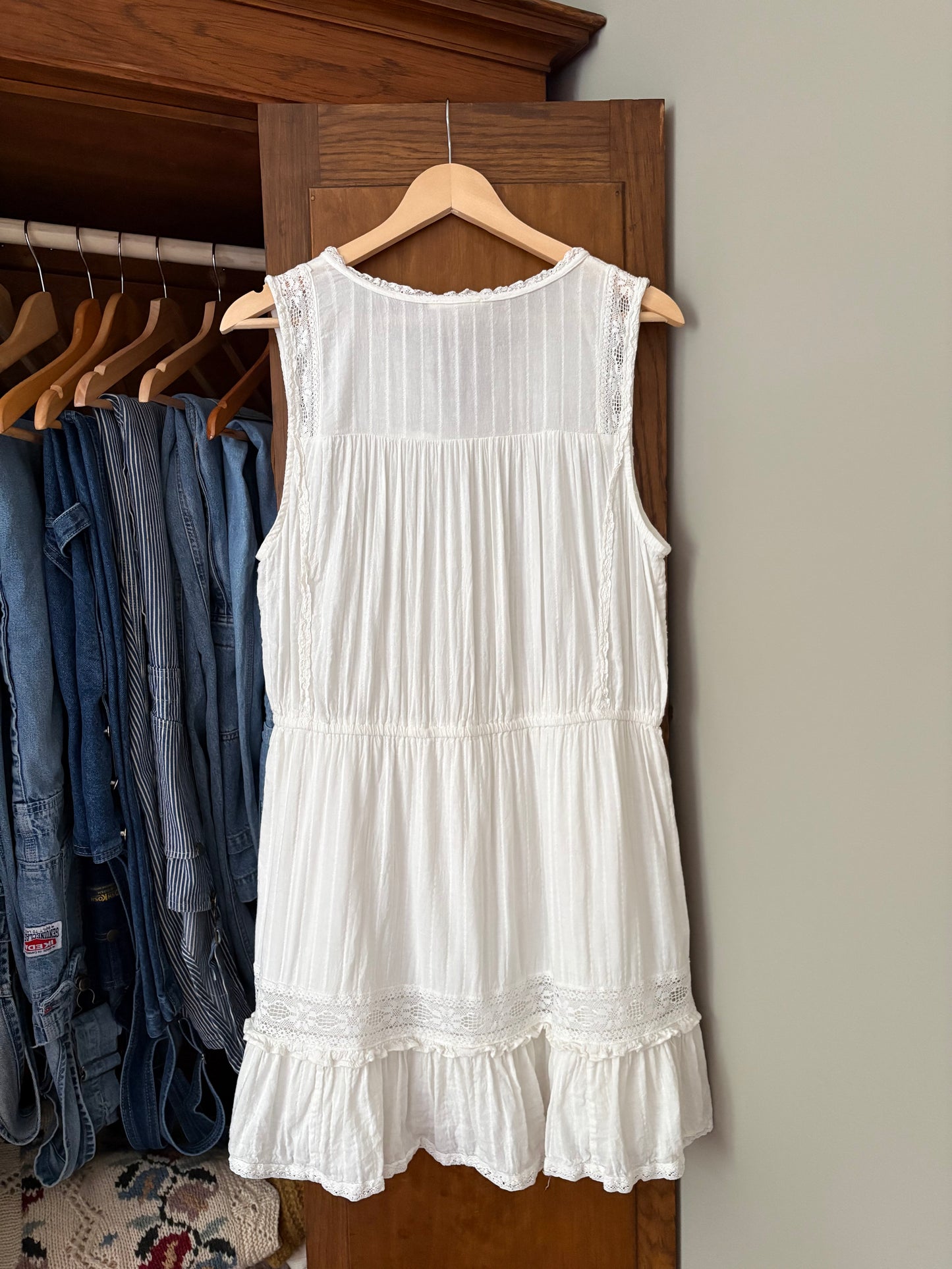 Robe blanche Lucky Brand (Large)