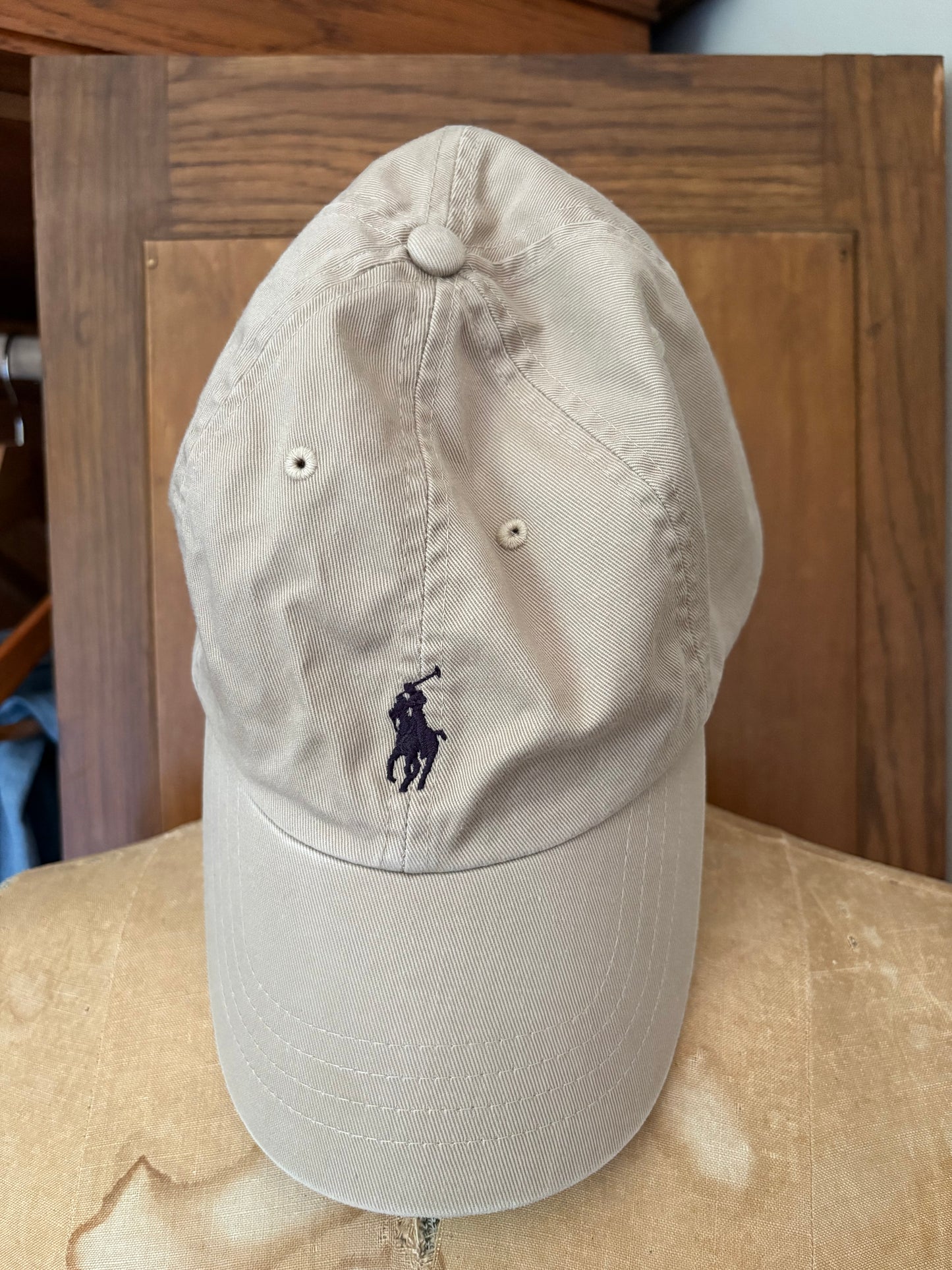 Casquette beige Ralph Lauren