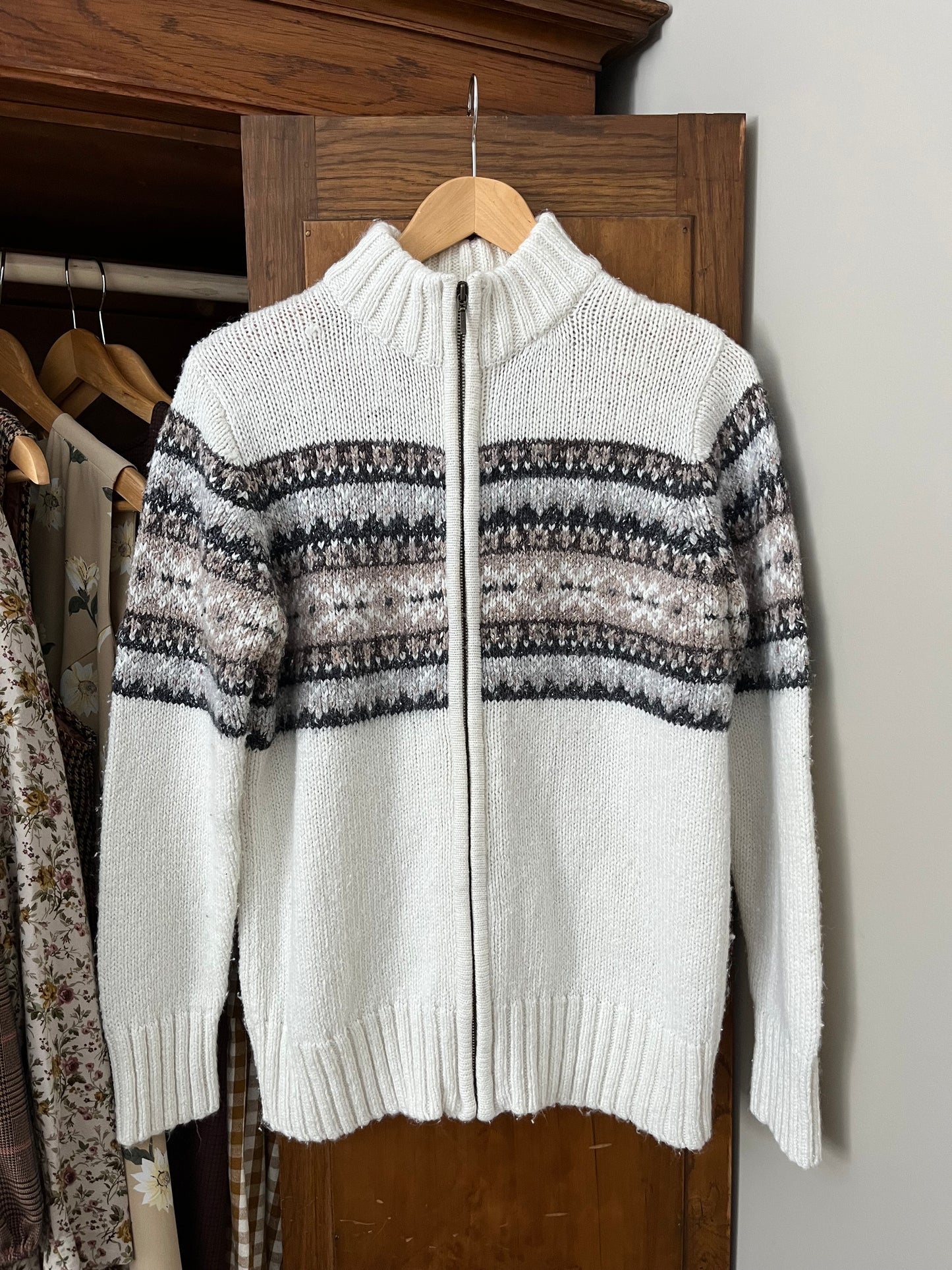 Veste Fair Isle (Médium)