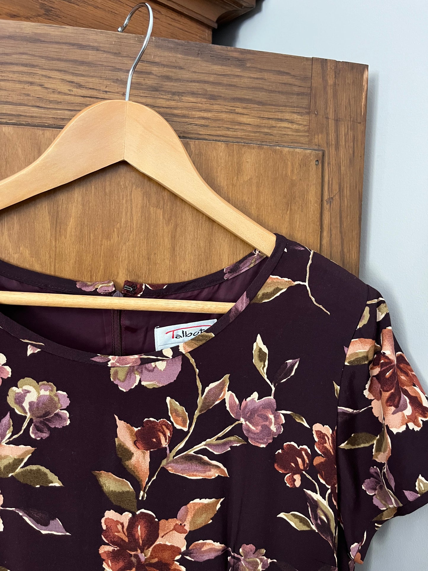 Robe midi fleurie vintage (S/M)