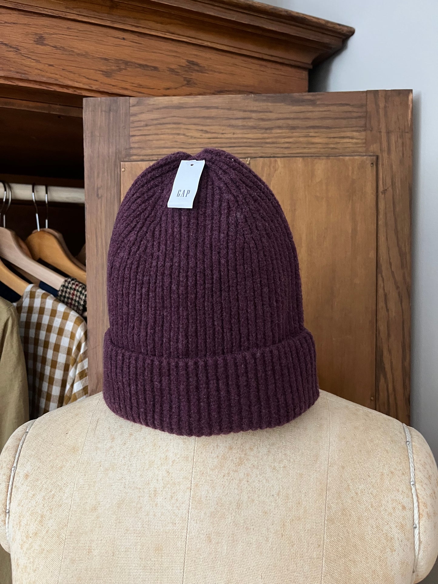 Bonnet en tricot bourgogne GAP *Neuf